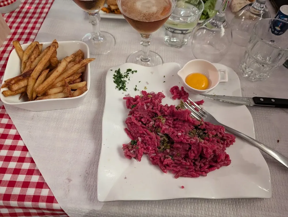 Tartare Frites Maison